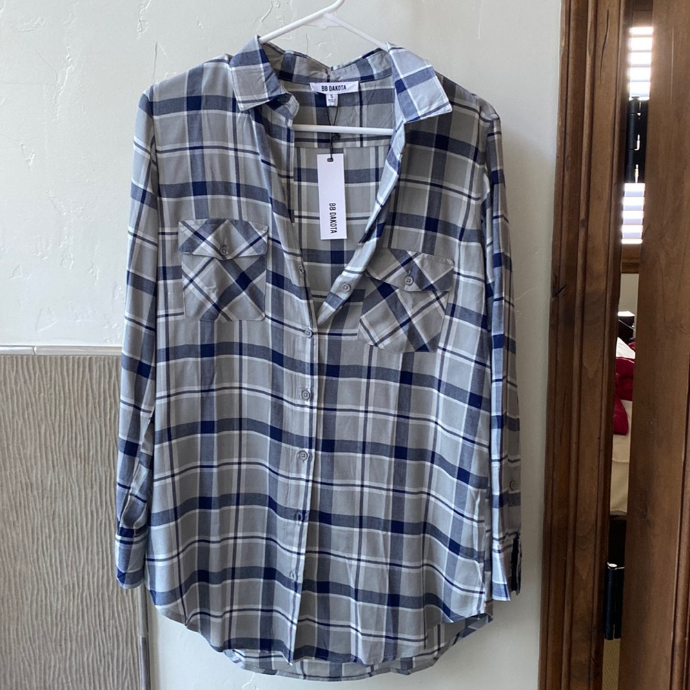 Plaid button up